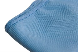 Салфетка из микрофибры для стёкол, голубая/зеленая - фото 5958