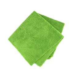 MD39 Салфетка из микрофибры без обметки краев 400 гр. 40х40 см. зеленая - фото 7989