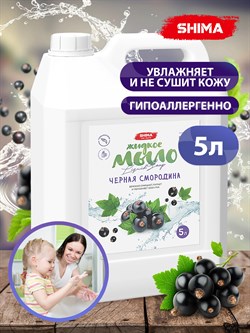 SHIMA "LIQUID SOAP" Жидкое мыло с ароматом черной смородины 5л. - фото 8554