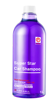 FIREBALL Шампунь для ручной мойки Super Star Car Shampoo 1:500 PH7 Французский виноград (фиолетовый) 1л - фото 9278